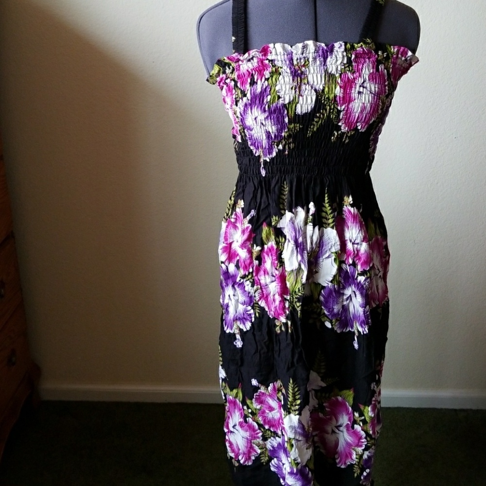 Floral beach dress